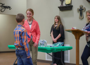 4-Her's participating in youth leadership training