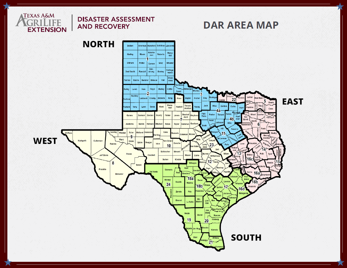 Disaster Assessment Recovery Statewide Map